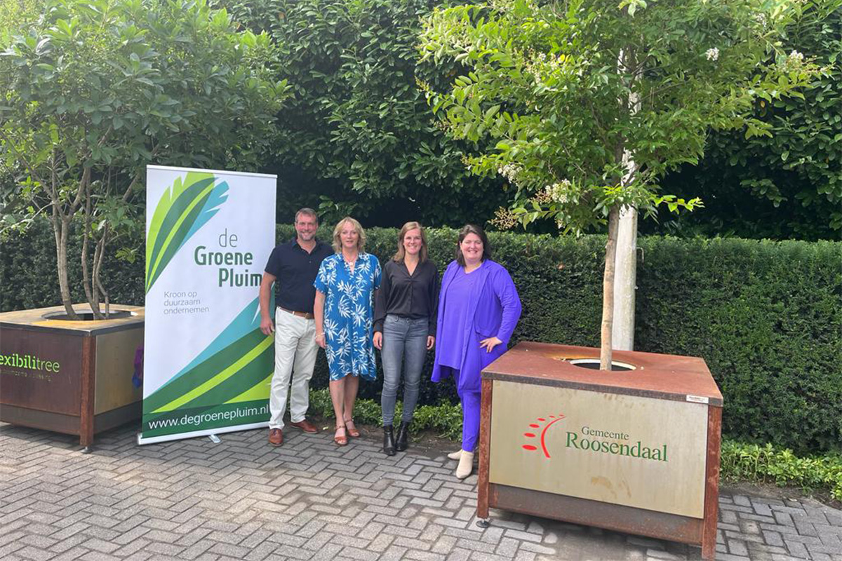 groene pluim ontvangst zoontjens roosendaal